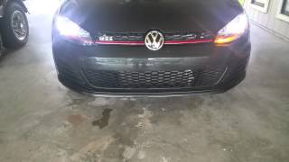 Mk7 gti vagcom drl blinkers [upl. by Logan]