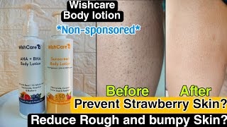 Wishcare💙Body lotion💙ReviewAHABHA and Sunscreen Body lotion ReviewWorth Buying✅or Not❌ [upl. by Yarazed]