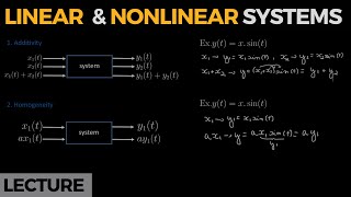 What are Linear and Nonlinear Systems [upl. by Ydnih]