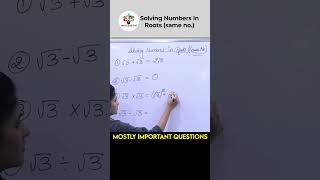 ✨ Solving Numbers in roots Same No 🧐 shorts youtubeshorts maths tipsandtricks roots [upl. by Vivianne]