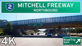 Driving Mitchell Freeway Northbound  Perth Western Australia  🇦🇺 4K  Hyperlapse  POV [upl. by Syman]