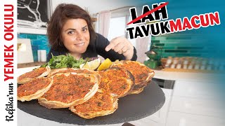 15 DKda Kolay Tavuk Lahmacun Tarifi  Hazır Yufkadan TAVUKMACUN 🫓 Ramazan Yemekleri [upl. by Nrol]