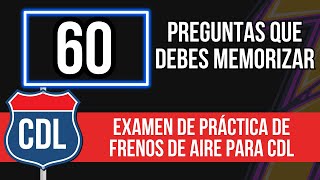 Examen de Práctica de Frenos de Aire para CDL de California 2024 CA DMV [upl. by Keisling]