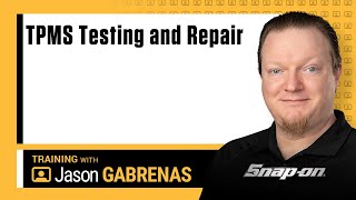 TPMS Testing and Repair with Jason Gabrenas  Snapon Diagnostics UK [upl. by Nnaes588]