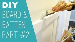 DIY Board amp Batten Part 2  Finishing Details [upl. by Blinnie282]