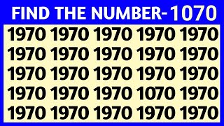 Spot The Odd From Rest Before Time Out Number Letter And Emoji Edition  Easy Medium and Hard [upl. by Zeke]