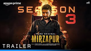 MIRZAPUR Season 3  Trailer  Pankaj Tripathi  Ali Fazal  Divyenndu  Isha Talwar  FanMade [upl. by Raynold]