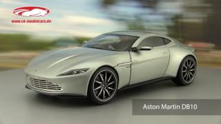 ckmodelcarsvideo Aston Martin DB10 James Bond Spectre 2015 silber 118 HotWheels Elite [upl. by Dianemarie]