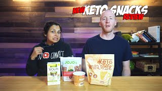 NEW Keto Snacks Taste Test amp Review  Tortillas Fish Chips Bread Yogurt [upl. by Daveda]