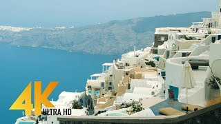 4K Santorini Greece  Around the World  Urban Life Documentary Film [upl. by Jehial733]