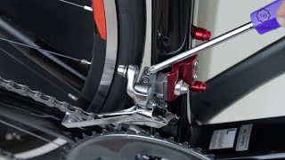 Réglage et Installation du Dérailleur Avant sur Un Vélo [upl. by Depoliti]