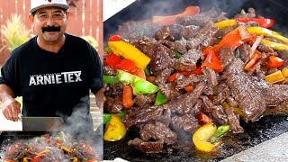 Restaurant Style Fajitas Authentic Mexican Recipe [upl. by Swane]