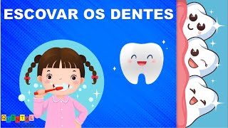 ESCOVAR OS DENTES  HIGIENE BUCAL NA EDUCAÇÃO INFANTIL [upl. by Jarrid]