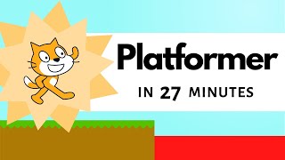 Scratch 30 How to Make a Platformer Game Full Tutorial [upl. by Aztilay]