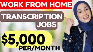 10 HIGH Paying Online Transcription Jobs From Home Worldwide NO EXPERIENCE [upl. by Nnyltiac]