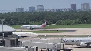 Airplanes Landing and Taking Off at Tampa International Airport  30 min of Airport Ambiance [upl. by Hsinam645]