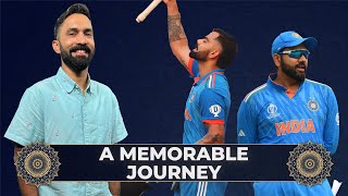 Watch Dinesh Karthiks heartfelt note for Team India after World Cup loss [upl. by Anivahs]