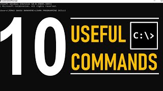 Useful COMMAND PROMPT Commands You Should Know [upl. by Suhsoj]