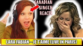 THE CROWD MAKES HER CRY 🤯 LARA FABIAN REACTION  JE TAIME MUSIC REACION VIDEO 2023 musicreaction [upl. by Roer]