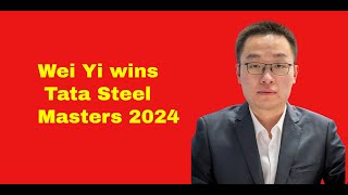 A Gem From Tata Steel Masters 2024  Wei Yi vs Max Warmerdam Wijk aan Zee NED [upl. by Randee]