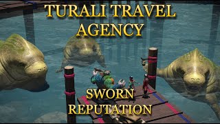 FFXIV  Turali Travel Agency Society Quests Sworn [upl. by Llezom347]