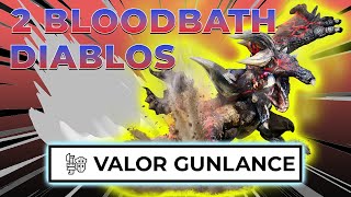 2 BLOODBATH DIABLOS  MHGU Bloodbath Diablos G5 Valor Gunlance [upl. by Ainimreh]