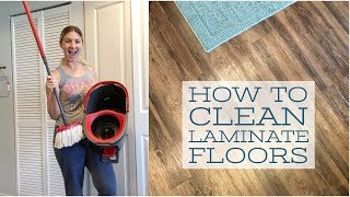 HOW TO CLEAN LAMINATE FLOORS  OCEDAR MICROFIBER MOP REVIEW [upl. by Yhtnomit]