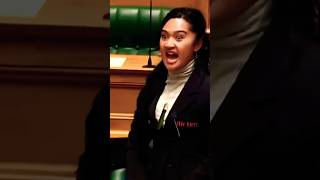 Haka Dance New Zealand Parliament Hana Rawhiti haka dance indigenous maori love viralshorts [upl. by Geldens292]