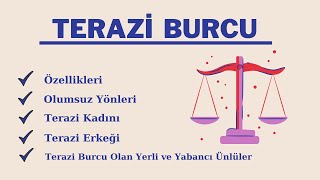 Terazi Burcu Özellikleri Olumsuz Yönleri Terazi Kadını ve Erkeğinin Tipik Özellikleri Ünlüleri [upl. by Riddle915]