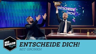 Entscheide dich mit Gronkh  NEO MAGAZIN ROYALE mit Jan Böhmermann  ZDFneo [upl. by Carmelina]