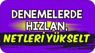 LGS Denemelerinde ODAKLAN HIZLAN VE NETLERİ ARTIR❗ [upl. by Nayab493]