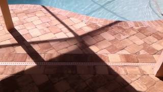 The proper level of brick paver joint sand [upl. by Kciredec]