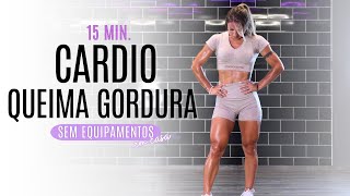 QUEIMA GORDURA E TONIFICA em casa sem equipamentos  HIIT 15 min [upl. by Ennael726]