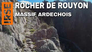 Antraigues sur Volane Rocher du Rouyon  Ardèche [upl. by Sirenay]