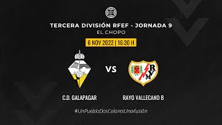 CD GALAPAGAR VS RAYO VALLECANO quotBquot  Jornada 9  Tercera División RFEF [upl. by Yesnil]