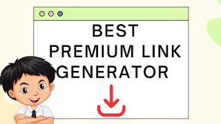 BEST PREMIUM LINK GENERATOR in 2023  100 WORKING [upl. by Lello]