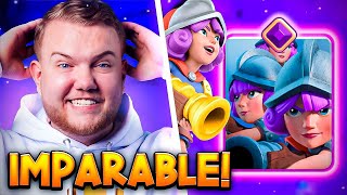 NUEVO MAZO DE 3 MOSQUETERAS ES IMPARABLE EN CLASH ROYALE [upl. by Borras]