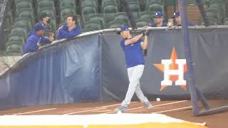 Mookie Betts Will Smith Chris Taylor Dodgers batting practice  HOU 52621 [upl. by Airetahs]