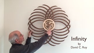 Winding the Infinity Kinetic Sculpture by David C Roy [upl. by Lolita220]