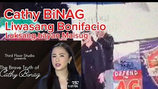 Liwasang bonifacio luksang Bayan Maisug magsasalita na CATHy BINAG [upl. by Hnilym]