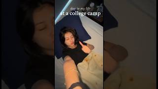 day in my life at a college camp music vlog dayinmylife collegecamp quickgrwm shorts [upl. by Ilrahs]