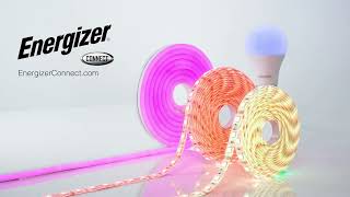 Energizer Connect Smart Wifi Multi Color amp Single White LED Light Bulb [upl. by Annazus]