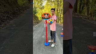 Red￼ Basketball set 🏀 Unboxing Adjustable Indoor amp Outdoor Basketball Game [upl. by Filipe500]