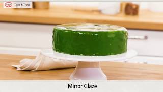 Mirror Glaze  Howto  Dr Oetker [upl. by Burack391]