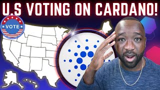 BREAKING NEWS US States Tap Cardano for Blockchain Voting [upl. by Devi]