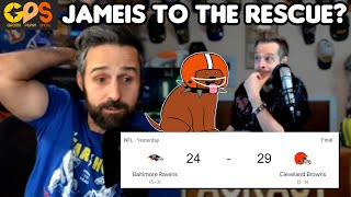 How Did The Browns Defeat the Ravens Grossi Perna Show [upl. by Nlocnil]