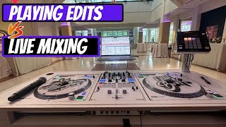 MUSIC POOL EDITS VS LIVE MIXING  MIXING MUSIC  DJ TIPS [upl. by Nimad]