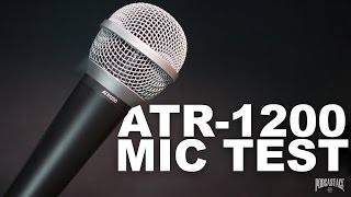 Audio Technica ATR1200 Mic Review  Test [upl. by Squier505]