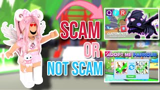 This SCAM Game Was Supposed To Give Me MEGA LEGENDARY Pets In Adopt meAND IT DID [upl. by Amlev]