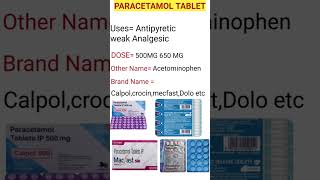 Paracetamol tablet uses in hindi [upl. by Lynea]